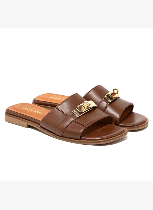 Kadın Terlik MAR-25Y-166-2027 John May Ceviz - Görsel 4