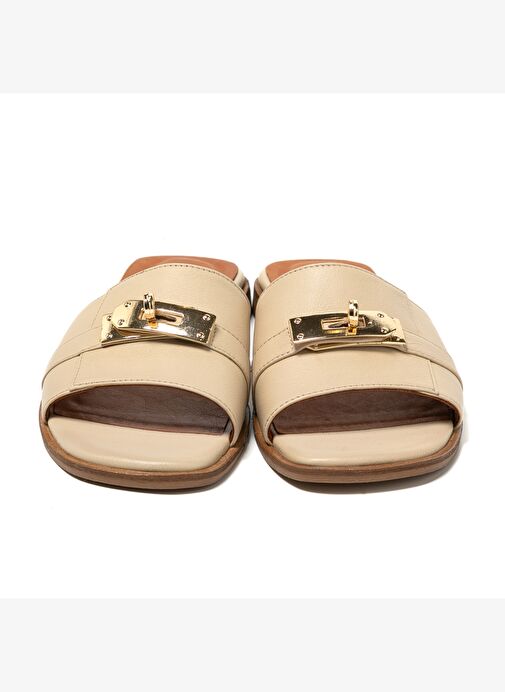 Kadın Terlik MAR-25Y-166-2027 John May Krem - Görsel 7