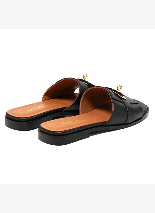 Kadın Terlik MAR-25Y-166-2027 John May Siyah - Görsel 5