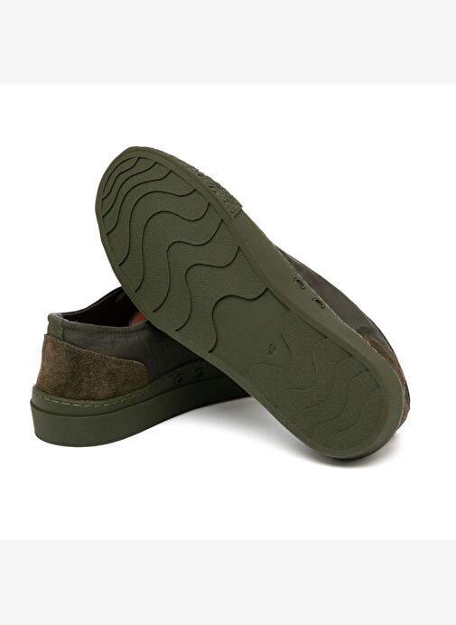 Erkek Sneaker ( Günlük) KA-C25806 John May Haki Fayliza-Haki Suet - Görsel 8