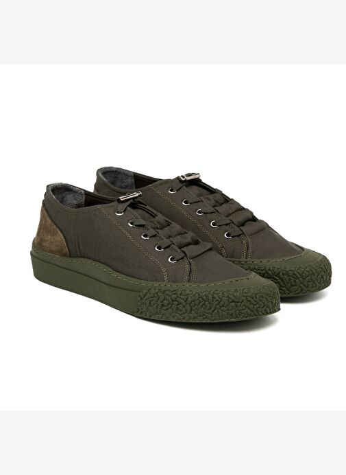 Erkek Sneaker ( Günlük) KA-C25806 John May Haki Fayliza-Haki Suet - Görsel 5