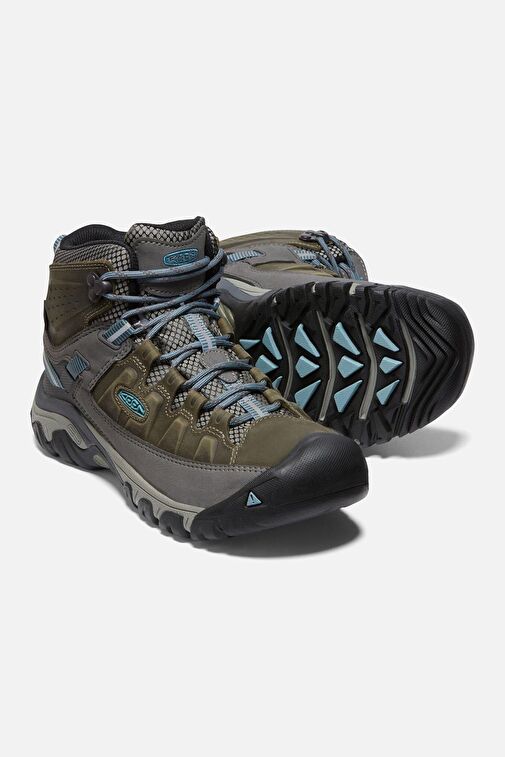 TARGHEE 3 MiD WP W-MAGNET/ATLANTiC BLU - Su Geçirmez Kadın Yürüyüş Botu - Koyu Yeşil/Antrasit - Görsel 5