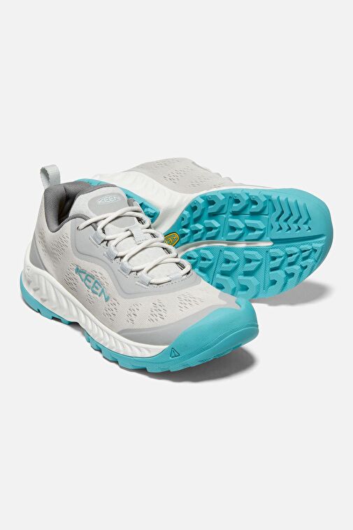 NXiS SPEED - Kadın Günlük Spor Ayakkabı - Açık Gri/Turkuaz - Görsel 5