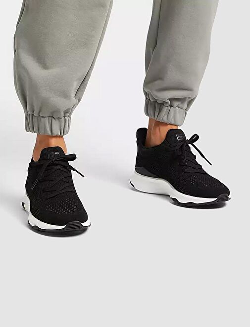 FitFlop VITAMIN FFX GB7 Örgü Siyah Kadın Spor Ayakkabı - Görsel 3
