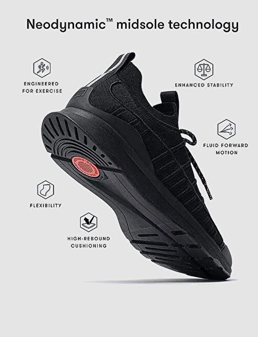 FitFlop VITAMIN FFX GF9 Örgü Beyaz Erkek Spor Ayakkabı - Görsel 6