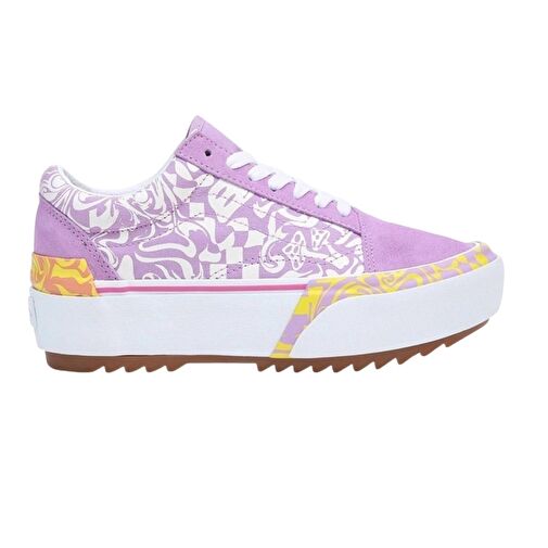 Vans Ua Old Skool Stacked Mor Sneaker - Görsel 2