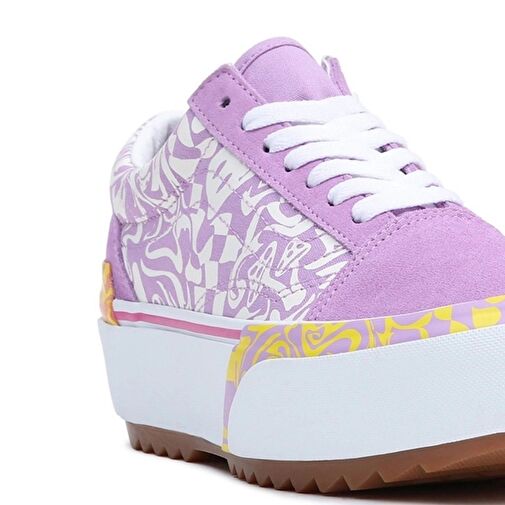 Vans Ua Old Skool Stacked Mor Sneaker - Görsel 7