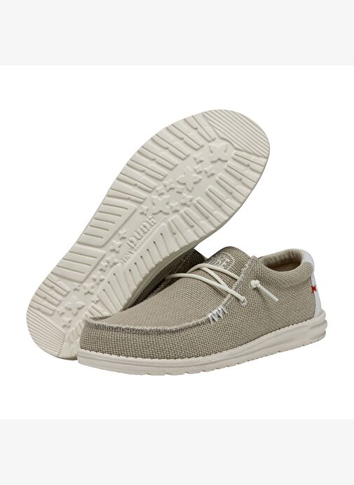 Erkek Sneaker ( Günlük) HD.40003 Hey Dude Wally Braided 1LB Off White - Görsel 4