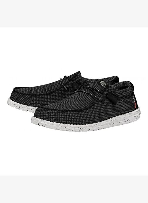 Erkek Sneaker ( Günlük) HD.40403 Hey Dude Wally Sport Mesh 66 Black/White - Görsel 4