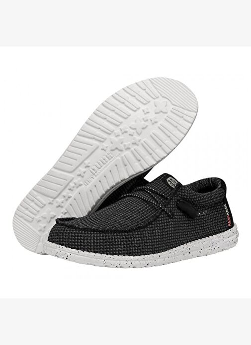 Erkek Sneaker ( Günlük) HD.40403 Hey Dude Wally Sport Mesh 66 Black/White - Görsel 5