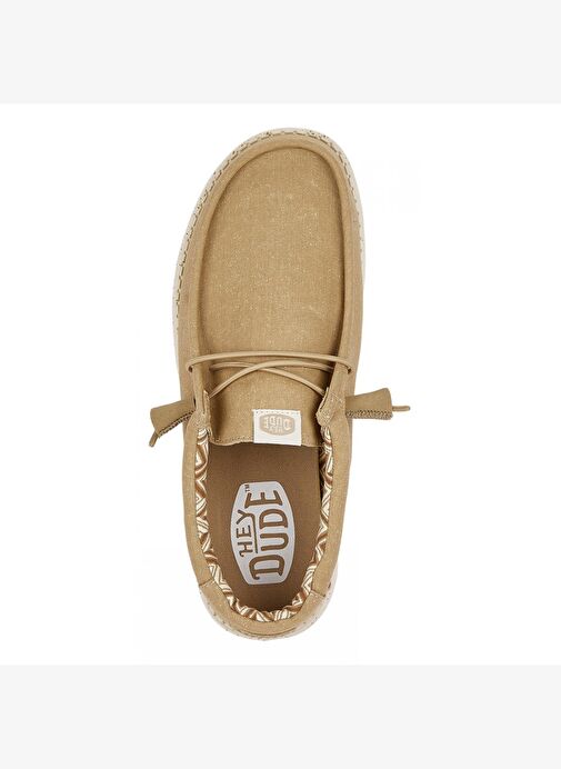 Erkek Sneaker ( Günlük) HD.40700 Hey Dude Wally Canvas 265 Tan - Görsel 7