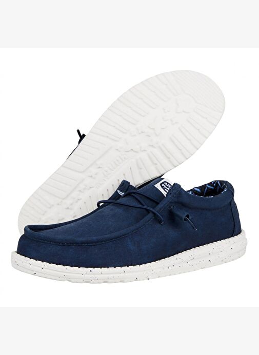 Erkek Sneaker ( Günlük) HD.40700 Hey Dude Wally Canvas 410 Navy - Görsel 4
