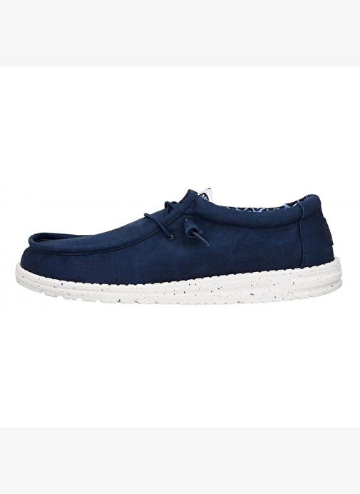 Erkek Sneaker ( Günlük) HD.40700 Hey Dude Wally Canvas 410 Navy - Görsel 3