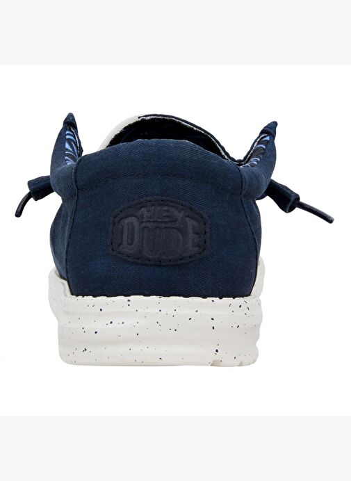 Erkek Sneaker ( Günlük) HD.40700 Hey Dude Wally Canvas 410 Navy - Görsel 6