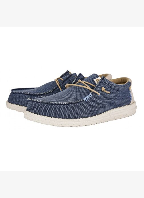 Erkek Sneaker ( Günlük) HD.40952 Hey Dude Wally Coastline Jute 410 Navy - Görsel 3