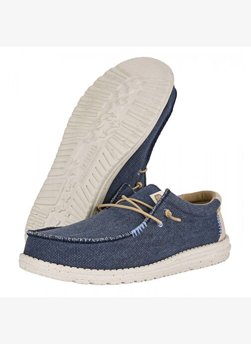 Erkek Sneaker ( Günlük) HD.40952 Hey Dude Wally Coastline Jute 410 Navy - Görsel 4