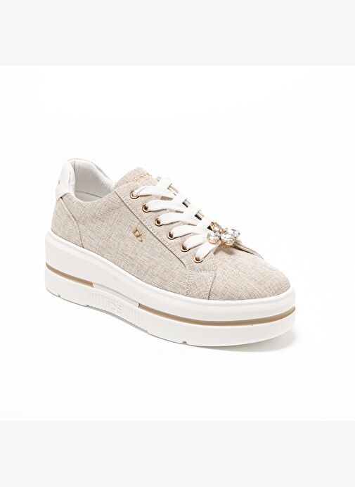 Kadın Sneaker ( Günlük) 185551DS Donna Serena TOMAIA 5551DS Beige Platino - Görsel 3