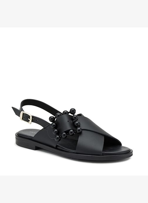Kadın Sandalet 85P9 Frau MOFY Leather Nero - Görsel 4
