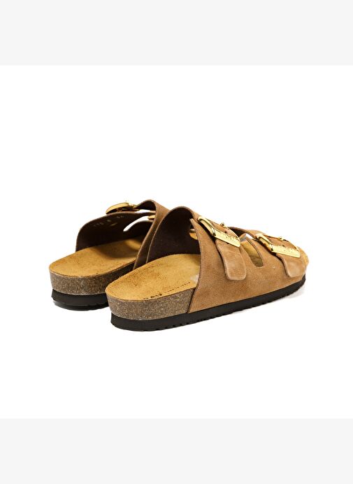 Kadın Terlik 17D8 Frau VELOUR-S Terra (Brown) - Görsel 5