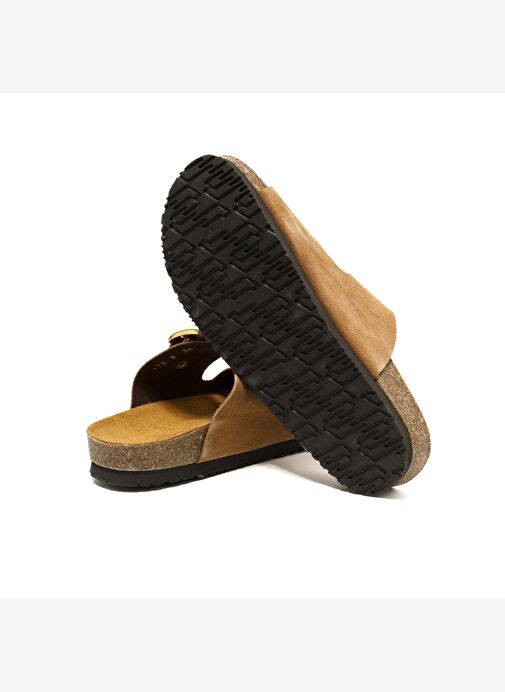 Kadın Terlik 17D8 Frau VELOUR-S Terra (Brown) - Görsel 6