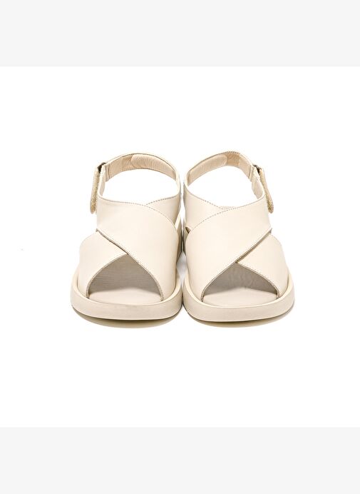 Kadın Sandalet 50P1 Frau CACHEMIRE SANDAL Panna (OFF White) - Görsel 4