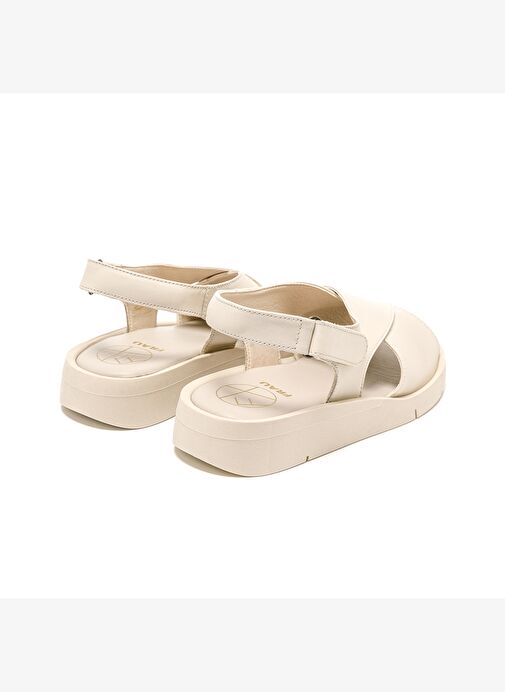 Kadın Sandalet 50P1 Frau CACHEMIRE SANDAL Panna (OFF White) - Görsel 5