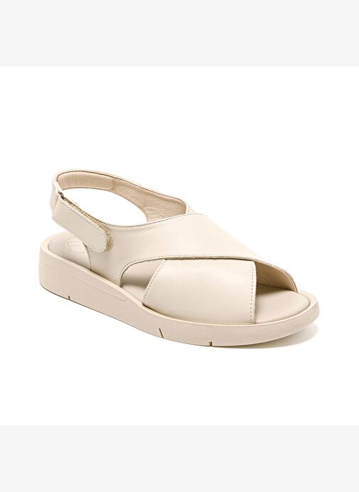 Kadın Sandalet 50P1 Frau CACHEMIRE SANDAL Panna (OFF White) - Görsel 7