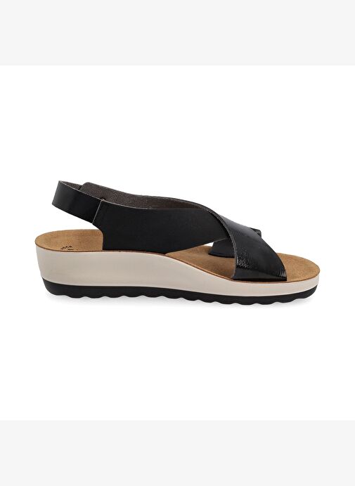 Kadın Sandalet 42 G61 3C Fly Flot Sandal TRENDY 6403-Black - Görsel 5