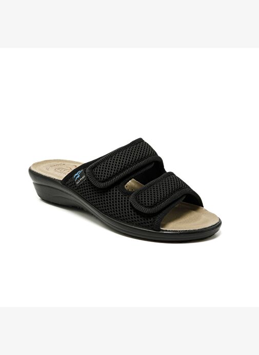 83 K24 FE Kadın Terlik T4 F50 FE Fly Flot Slipper 2003-Black - Görsel 3