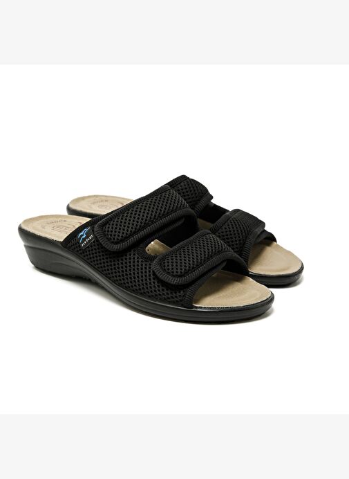 83 K24 FE Kadın Terlik T4 F50 FE Fly Flot Slipper 2003-Black - Görsel 4