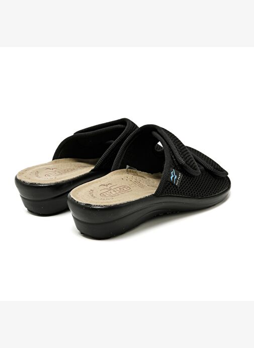 83 K24 FE Kadın Terlik T4 F50 FE Fly Flot Slipper 2003-Black - Görsel 6