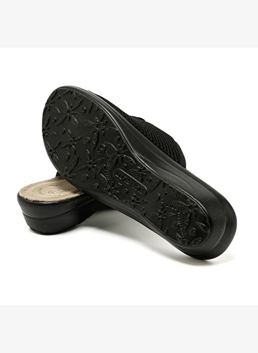 83 K24 FE Kadın Terlik T4 F50 FE Fly Flot Slipper 2003-Black - Görsel 7