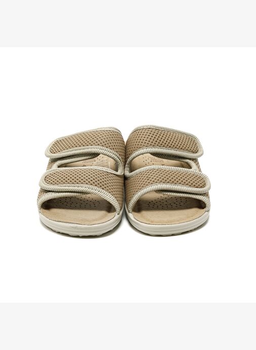 83 K24 FE Kadın Terlik T4 F50 FE Fly Flot Slipper 6009-Beige - Görsel 5