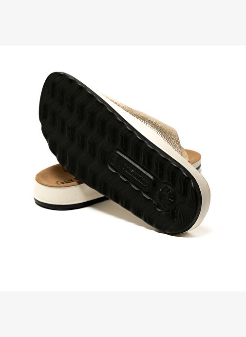T4 429 FE Kadın Terlik ( Günlük) 77 G64 ZC Fly Flot Slipper 6430-Gold - Görsel 7