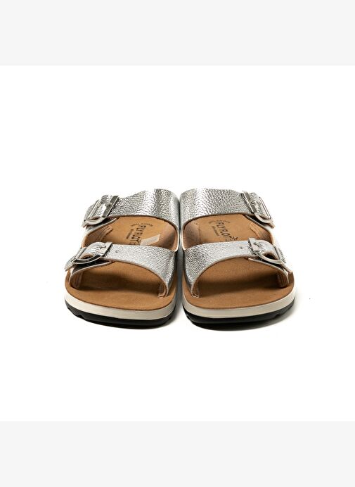T4 429 FE Kadın Terlik( Günlük) 77 G64 ZC Fly Flot Slipper 6431-Silver - Görsel 5