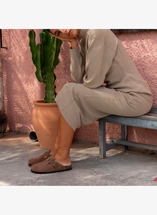 Kadın Terlik RIVA G105785 Genuins VelourTerra - Görsel 4