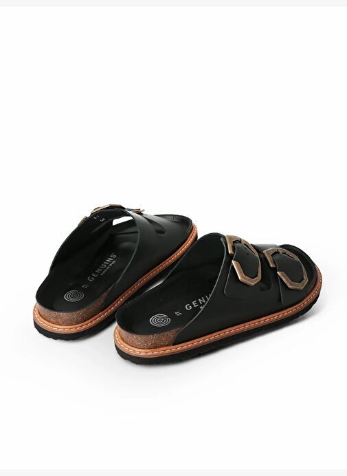 Kadın Terlik GALIA G105683 Genuins Leather Dress Back - Görsel 4