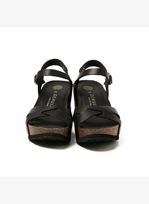 Kadın Sandalet CANNES G105816 Genuins Leather Dress Black - Görsel 5