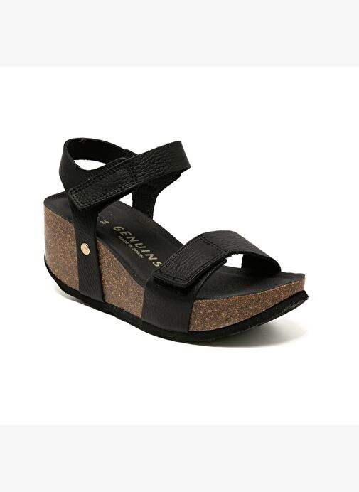 Kadın Sandalet BILBAO G106319 Genuins Embossed Leather Dark - Görsel 3