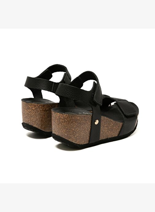 Kadın Sandalet BILBAO G106319 Genuins Embossed Leather Dark - Görsel 6