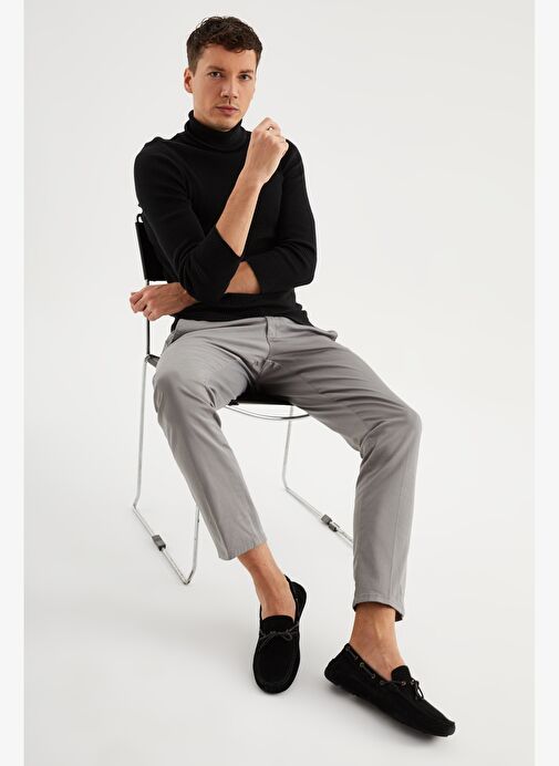 Giuseppe Mengoni Erkek Oxford ( Klasik) MO-7810-7574 Gıuseppe Mengonı Siyah Süet - Görsel 5