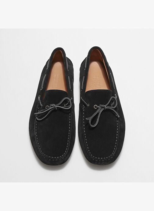 Giuseppe Mengoni Erkek Oxford ( Klasik) MO-7810-7574 Gıuseppe Mengonı Siyah Süet - Görsel 9