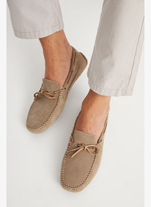 Giuseppe Mengoni Erkek Oxford ( Klasik) MO-7810-7574 Gıuseppe Mengonı Sughero Süet - Görsel 4