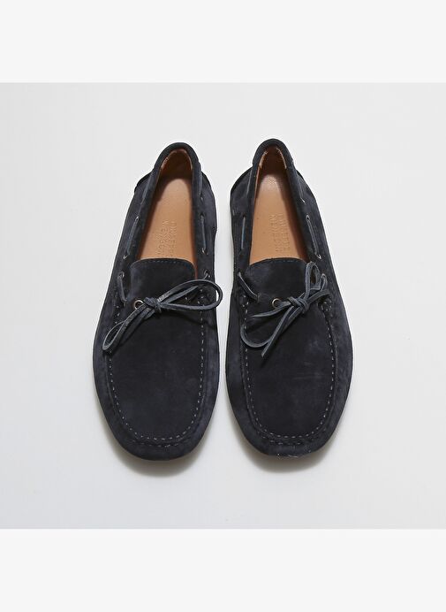 Giuseppe Mengoni Erkek Oxford ( Klasik) MO-7810-7574 Gıuseppe Mengonı Lacivert Süet - Görsel 9