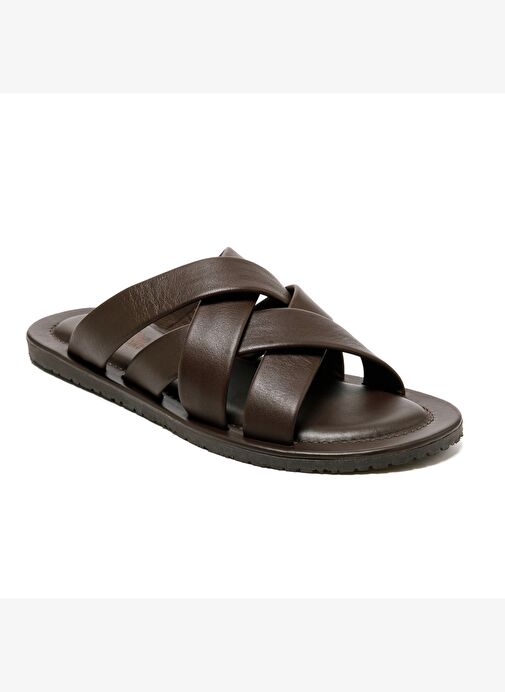 Erkek Terlik M7727 The Sandals Factory LEATHER UPPER Sandals - Görsel 3