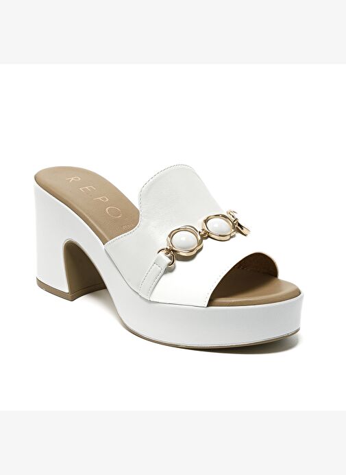 Kadın Terlik 57132-E5 Repo Bianco - Görsel 3