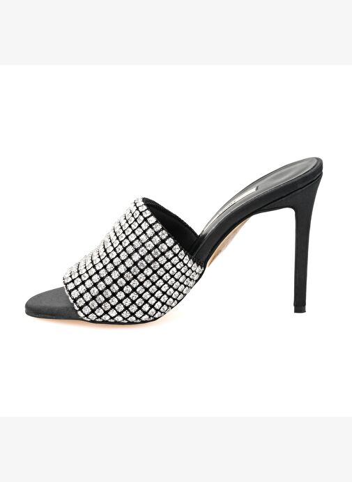 Desa Desa Kadın Siyah Parlak Taş Detaylı Topuklu Abiye Ayakkabı Boyner'de! Siyah - 4. görsel