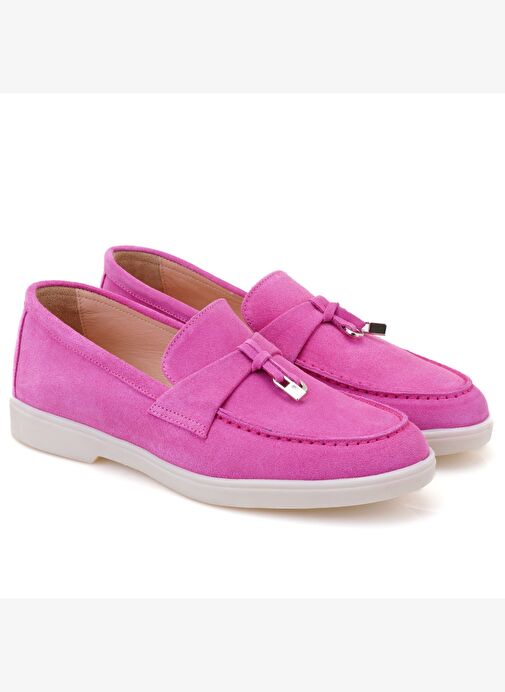 Desa Desa Kadın Pembe Süet Deri Loafer Boyner'de! Pembe - 2. görsel