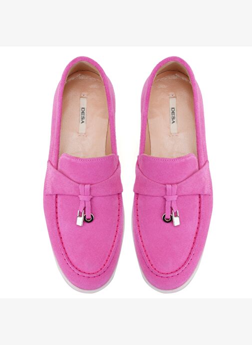 Desa Desa Kadın Pembe Süet Deri Loafer Boyner'de! Pembe - 5. görsel