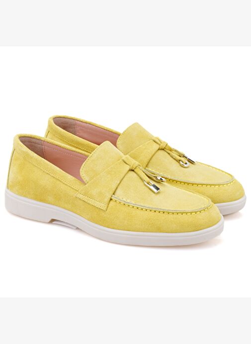 Desa Desa Kadın Sarı Süet Deri Loafer Boyner'de! Sarı - 2. görsel